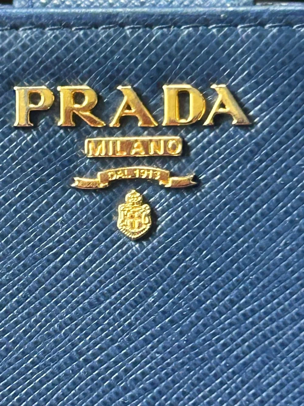 Prada EUC Compact Saffiano Zip Wallet Gold hardware - Picture 10 of 10